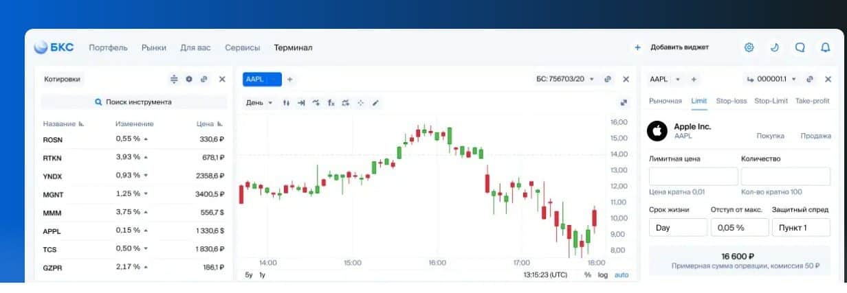 BCS 投资世界：个人账户、经纪服务、关税、申请