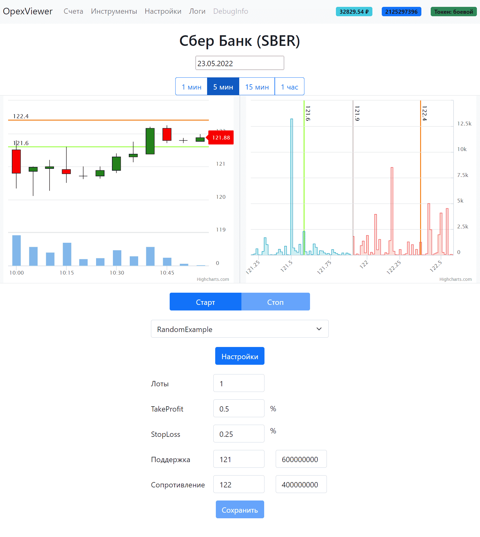 Getting to know the functionality of the OpexBot algorithmic trading platform