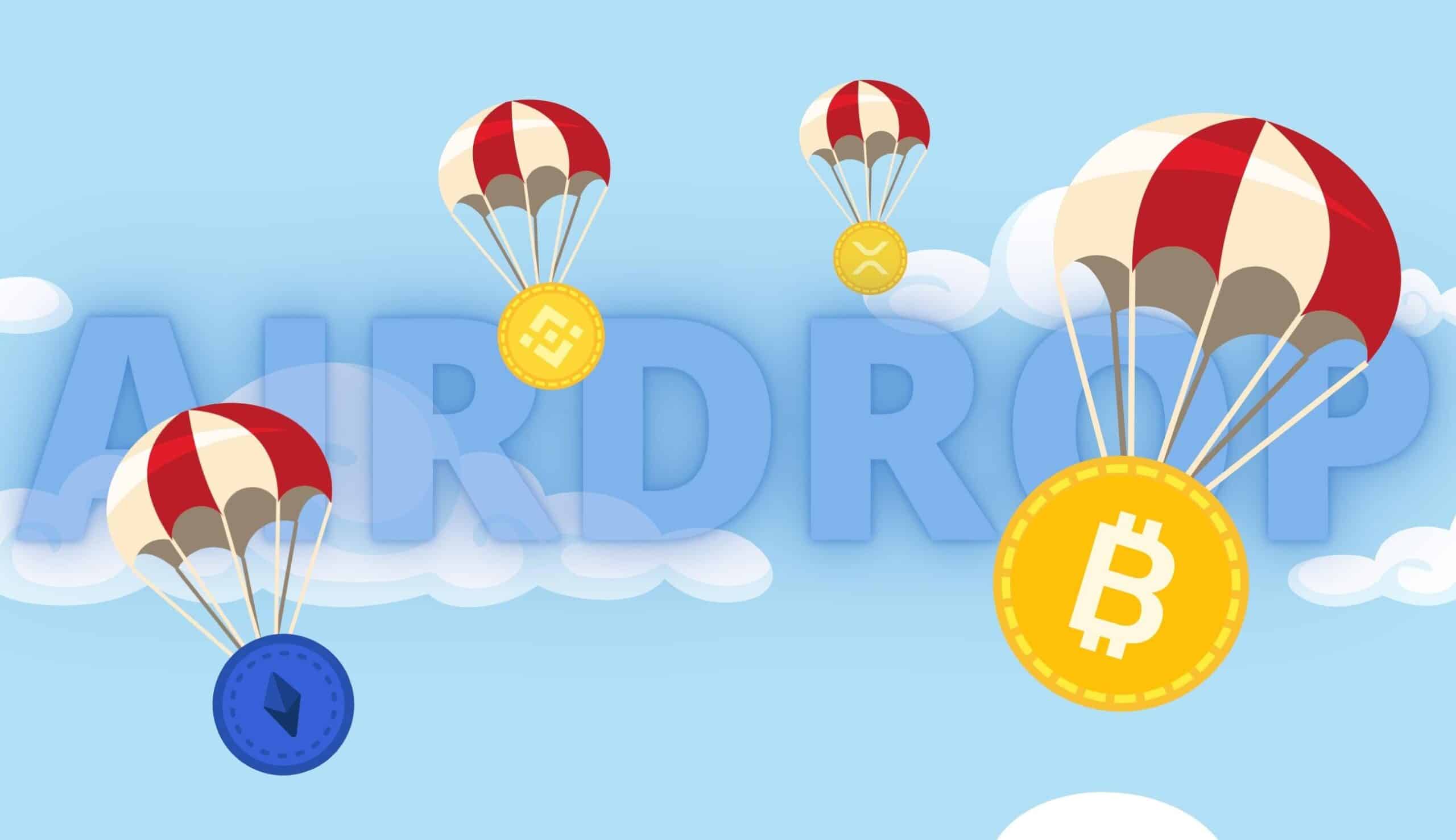 Faktiske Airdrops - hvor kryptovaluta distribueres gratis i 2024